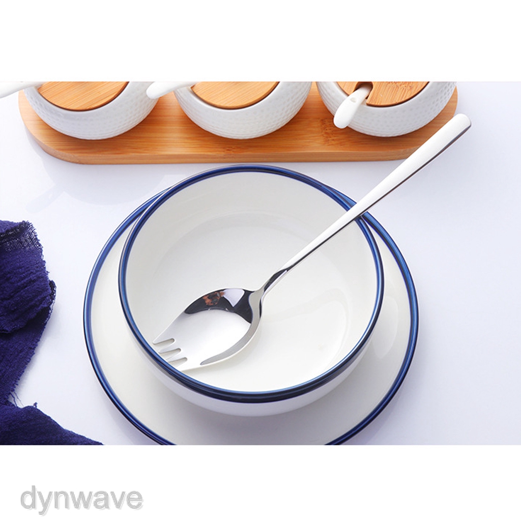dynwave-1x-camping-hiking-travel-utensil-spork-travel-gadget-spoon-cutlery-stainless