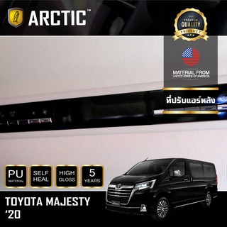 ARCTIC ฟิล์มกันรอยรถยนต์ ภายในรถ PianoBlack Toyota Majesty (2020) - บริเวณที่ปรับแอร์หลัง