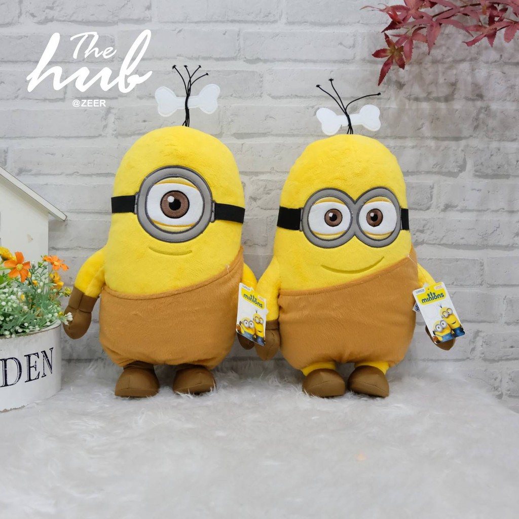 ตุ๊กตามินเนี่ยน-ชุดคนป่า-minion