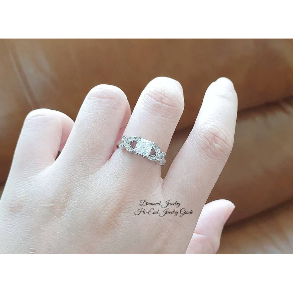 diamond-ring-งานเพชร-cz-แท้-ดีไซน์โมเดิร์นคลาสสิค-เพชรวิ้งง-งานสวยมว้ากกกกกถึงมากที่สุดคะ