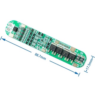 BMS 5S 15A 21V วงจรป้องกันแบตเตอรี่  BMS Li-ion ชาร์จแบตเตอรี่ลิเธียม board Battery 18650 Charger 18V-21v