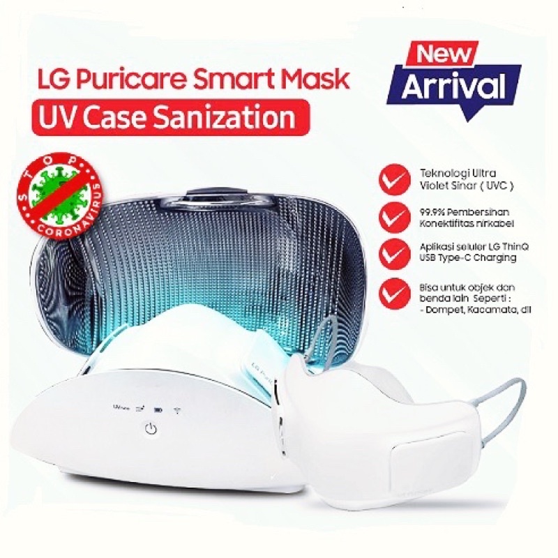 hot-deal-9-9-lg-รับประกันศูนย์ไทย-1-ปี-พร้อมส่ง-เครื่องฆ่าเชื้อแบคทีเรีย-lg-puricare-uv-case