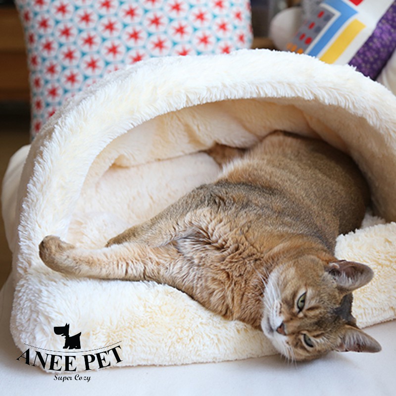 aneepet-pocket-bed-ที่นอนสุนัข-แมว-อุโมงค์ที่นอนสำหรับสัตว์เลี้ยง