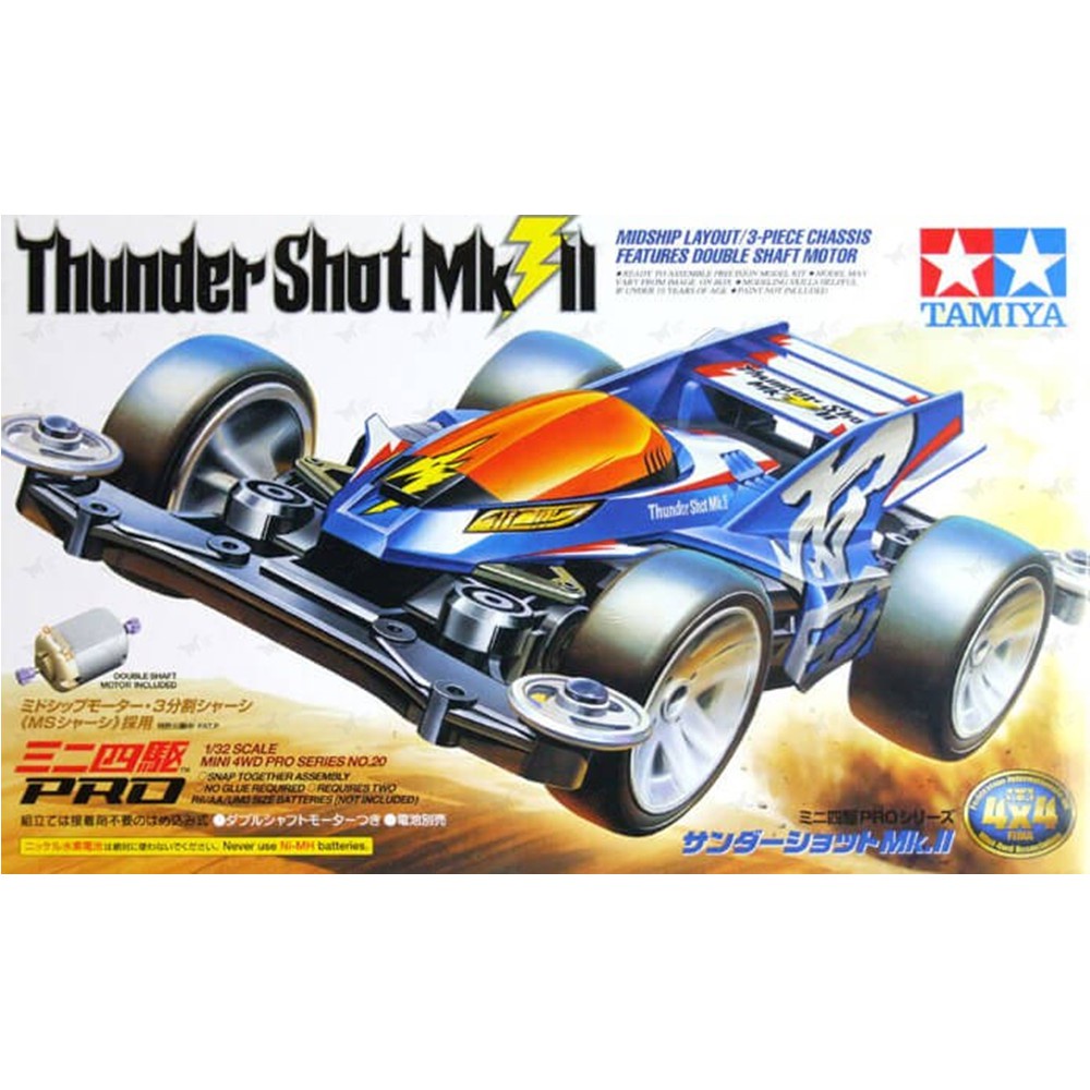 โมเดลรถมินิ4wd-tamiya-mini4wd-1-32-ta18620-thunder-shot-mk-ii