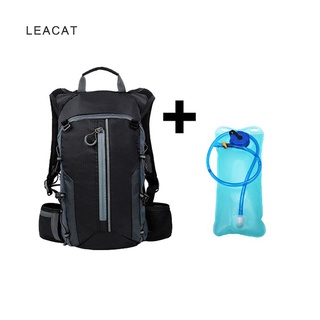 สินค้า Leacat กระเป๋าเป้สะพายหลัง กันน้ํา ระบายอากาศ เหมาะกับการพกพาเล่นกีฬา ขี่จักรยาน ปีนเขา