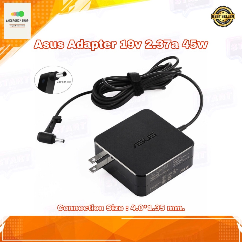 สายชาร์จโน๊ตบุ๊ค-asus-adapter-laptop-19v-2-37a-45w-connection-size-4-0-1-35-ทรงเหลี่ยม-รับประกัน1ปี