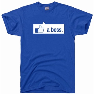 T-shirt  100%cotton เสื้อยืดผู้ชายแฟชั่น DirtyRagz Mens Like A Boss T Shirt men เสื้อ ยืด ผู้ชาย คอกลม โอเวอร์ ไซส์jZYS