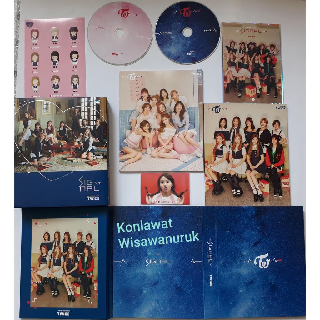 TWICE SIGNAL 初回限定盤トレカセット 4th Mini Album: SIGNAL