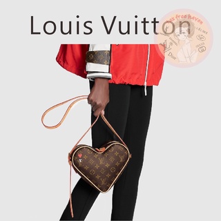 Shopee ราคาต่ำสุด 🔥ของแท้ 100% 🎁Louis Vuitton Brand New GAME ON COEUR กระเป๋าถือ