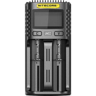 [ ของเเท้ ] NITECORE UMS2 DUAL-SLOT USB FAST CHARGER, FOR 18650, 21700 BATTERIES
