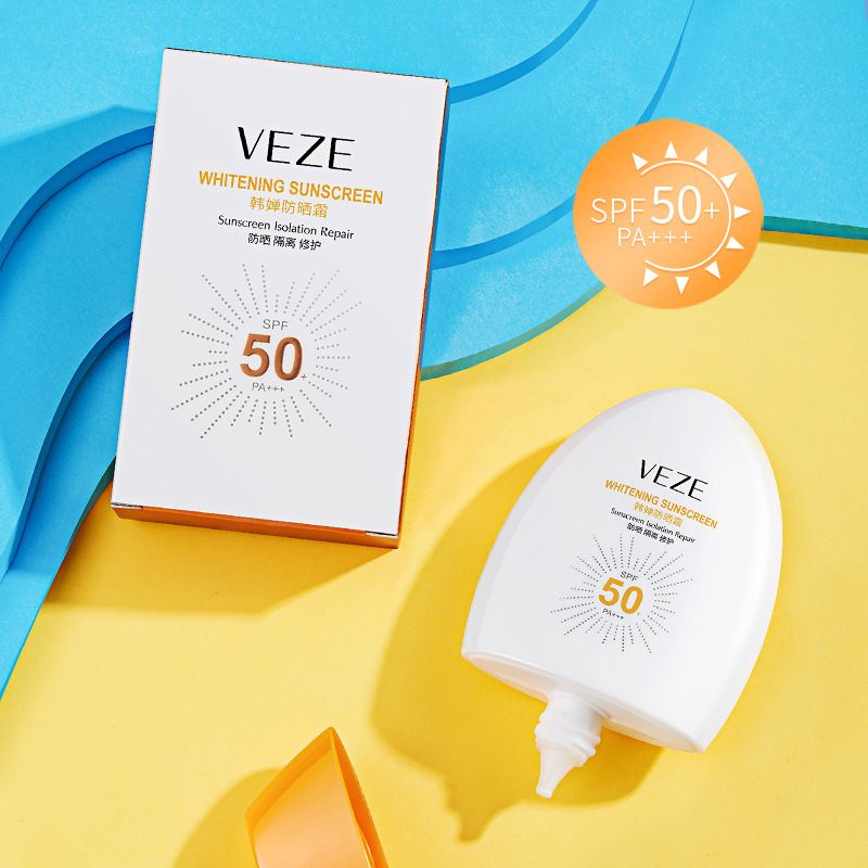 ครีมกันแดด-spf50-ช่วยลดฝ้ากระและจุดด่างดำพร้อมบำรุงผิวหน้าให้กระจ่างใส