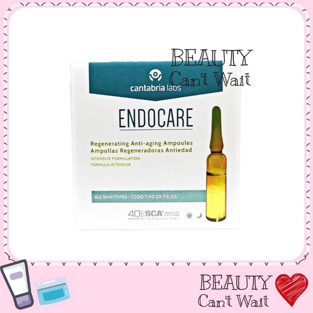 endocare-ampoule-sca-40-sca40-หลอดแก้ว-เซรั่มบำรุงผิว-เมือกหอยทาก-หน้าใส-หน้าเด็ก-เด้งกระชับ