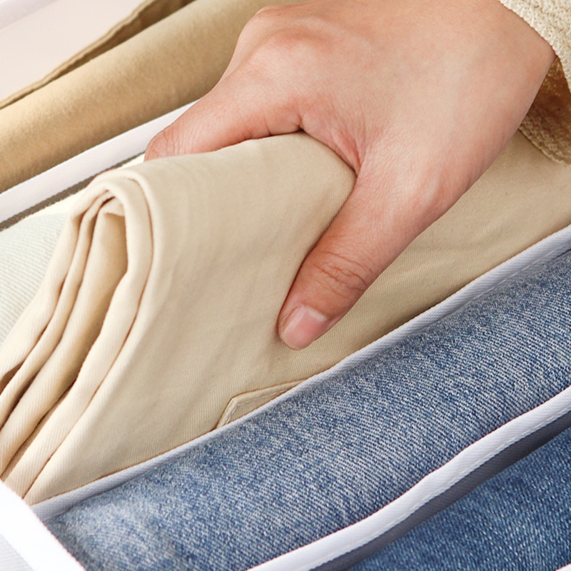 ที่เก็บชุดชั้นใน-กางเกงใน-กระเป๋าเก็บยีนส์-กล่องเก็บชุดชั้นใน-กล่องเก็บถุงเท้า-เสื้อชั้นใน-แบบพับได้-กล่องเก็บของที่ไม่ทอในครัวเรือน