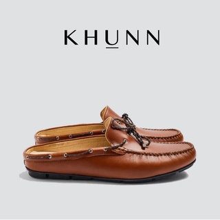 สินค้า KHUNN  รองเท้าหนังออยคุณภาพสูง รุ่น RICKY สี น้ำตาลวิสกี้ HANDMADE