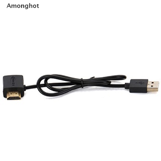 ((Amonghot)) ขายดี อะแดปเตอร์ขยายสายเคเบิล 50 ซม. Usb 2.0 Hdmi ตัวผู้