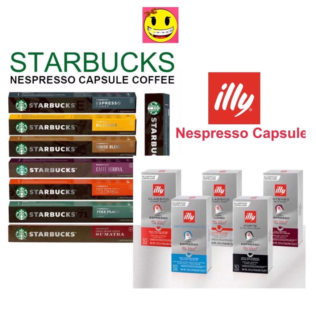 ราคาและรีวิว13 รสชาติใหม่ สตาร์บัคส์แคปซูล illy nespresso กาแฟแคปซูล แคปซูลกาแฟสตาร์บัคส์ STARBUCKS BY NESPRESSO CAPSULE
