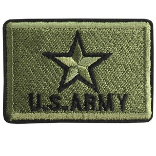 ภาพหน้าปกสินค้าอาร์มรีดติดเสื้อ ปักลาย US ARMY อาร์มติดเสื้อ US ARMY สีเขียวทหาร ปักลายดาว อาร์มติดเสื้อทหาร สินค้าผลิตในไทยพร้อมส่ง ที่เกี่ยวข้อง