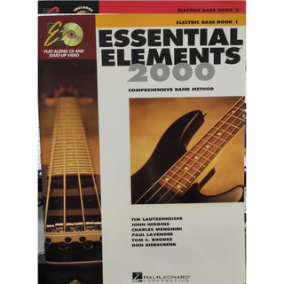 ESSENTIAL ELEMENTS FOR BAND – ELECTRIC BASS BOOK 1, 2