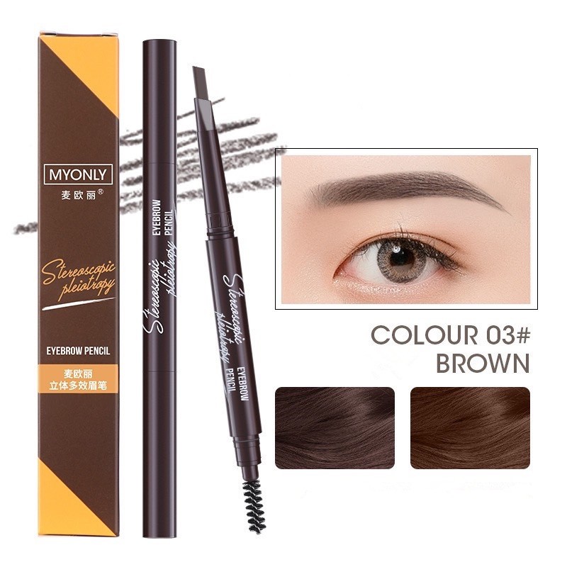 ภาพสินค้าDrawing Eye Brow เพิ่มความสวย ดินสอเขียนคิ้วปริมาณเพิ่มขึ้น 30% กันน้ำ ติดทน เขียนง่าย สีสวย ติดทน ติดนาน คอนเฟิร์มจ้า จากร้าน wen.t.studio บน Shopee ภาพที่ 2