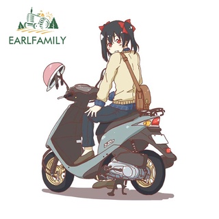 Earlfamily สติกเกอร์ฉลาก ลาย Yazawa Nico LoveLive กันน้ํา กันแดด สร้างสรรค์ สําหรับติดตกแต่งรถยนต์ รถจักรยานยนต์ 13 ซม. x 9.7 ซม.