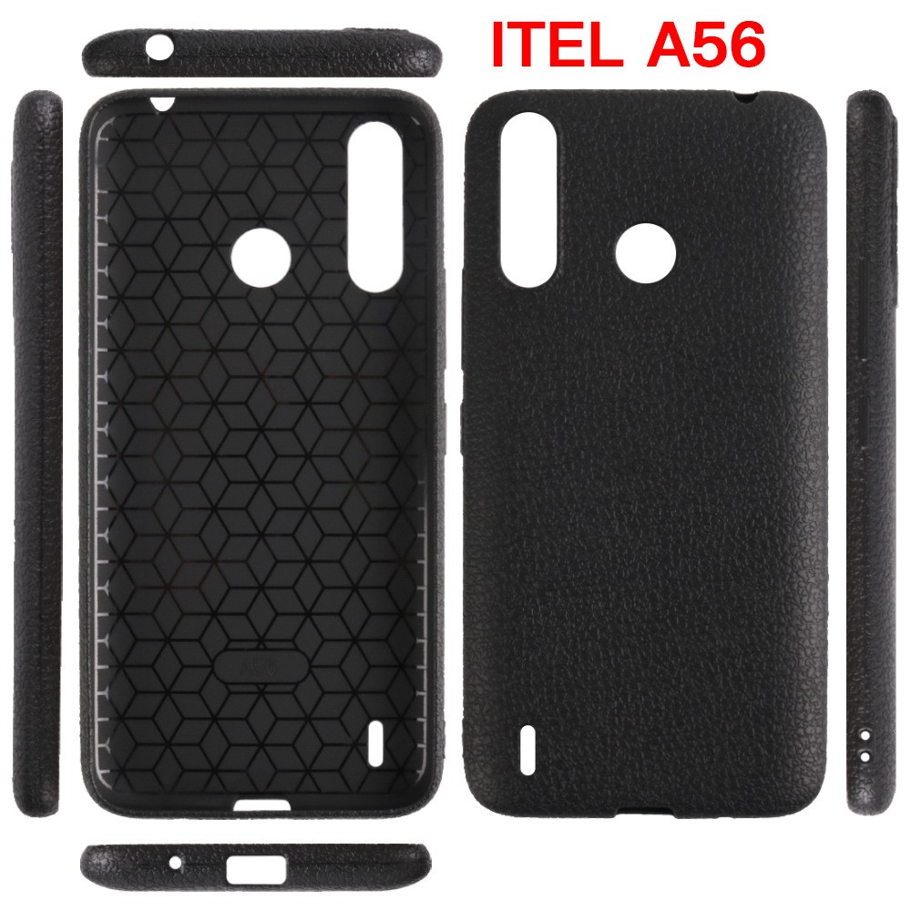 itel-a57-a56-a56-pro-p36-vision-1-plus-s16-vision-1-pro-เต็มรูปแบบ-เคลือบด้าน-tpu-วัสดุสีดํา-เคสโทรศัพท์มือถือ