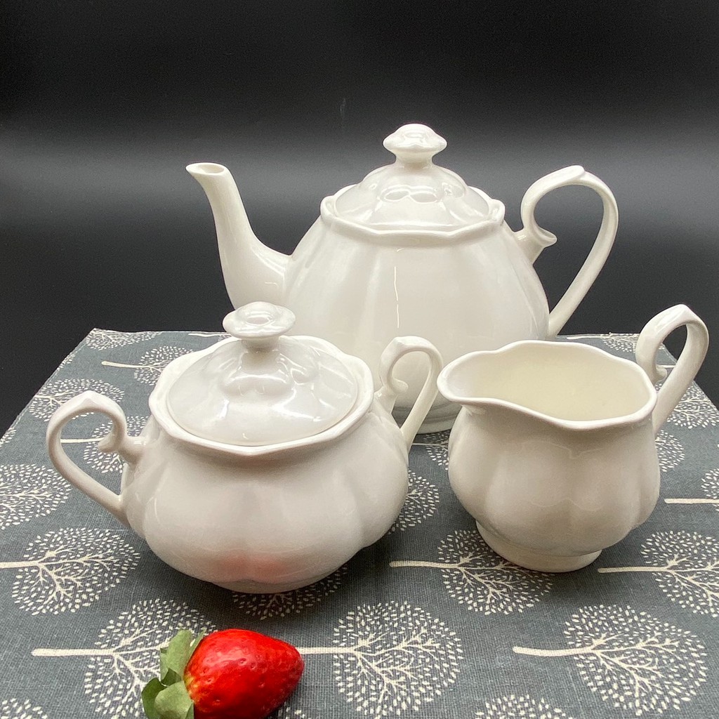 ชุดน้ำชาเซรามิก-ชุดชา-ชุดกากาแฟเซรามิก-กาน้ำชา-ที่ใส่น้ำตาล-เหยือกนม-เซรามิก-ชุดกาแฟใหญ่เซรามิก-9-14-44oz-270-1300ml