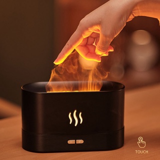 ภาพหน้าปกสินค้าUSB-C Flame Effect humidifier เครื่องทำความชื้นนาโน เครื่องทำความชื้นเงียบ ทำให้ผิวชุ่มชื้นเครื่องทำความชื้น โคมไฟอโรมา เครื่องพ่นไอน้ำอโรม่า ซึ่งคุณอาจชอบสินค้านี้