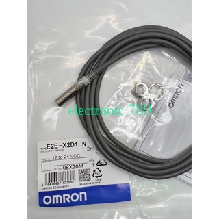 E2E-X2D1-N  Omron Proximity Switch Sensor    เซ็นเซอร์ รุ่น E2E-X2D1-N ขนาด8มิล(2สาย NO)ใช้