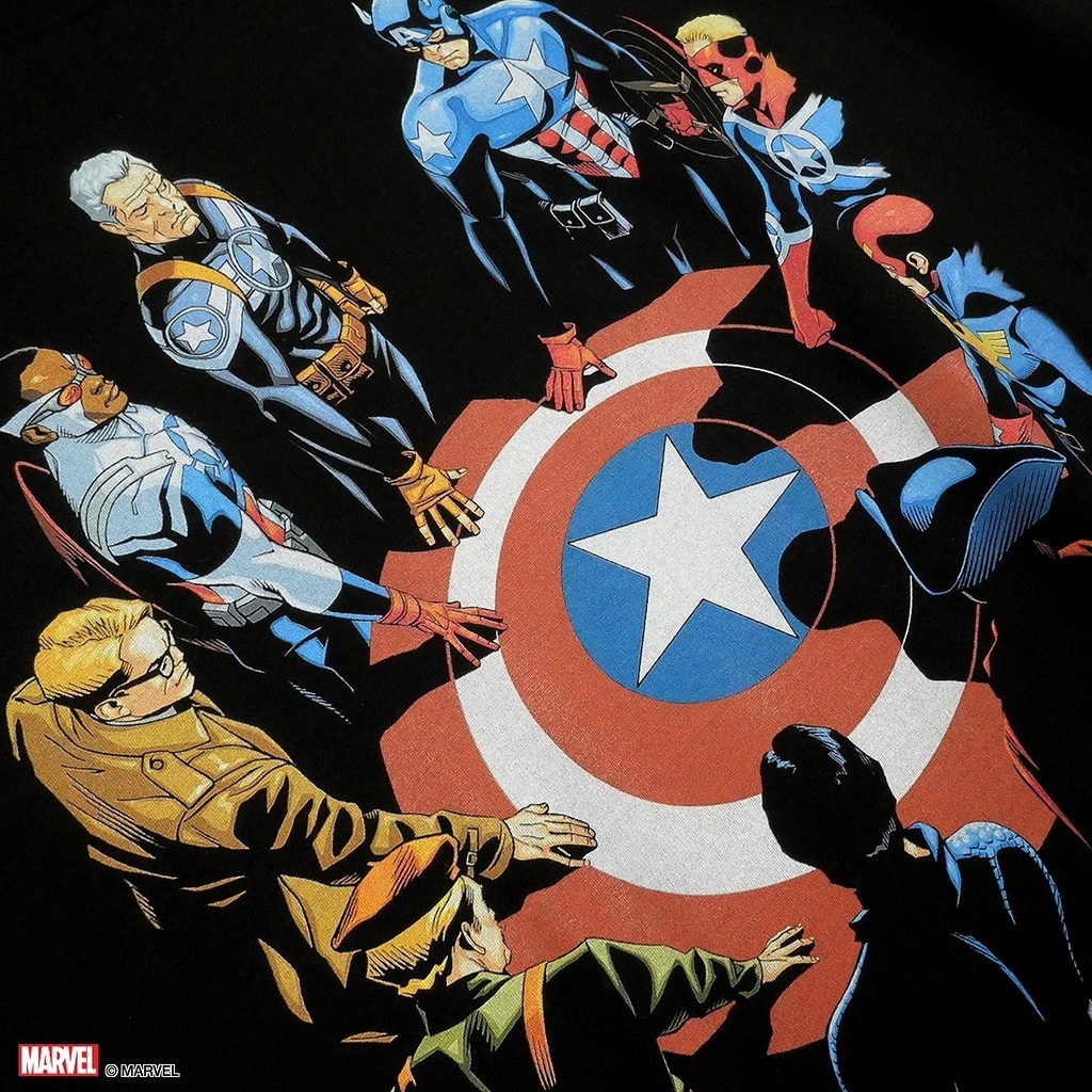 เสื้อยืดผ้าฝ้ายพิมพ์ลายขายดี-เสื้อยืดการ์ตูน-ลิขสิทธ์แท้-marvel-comics-t-shirts-mvx-233