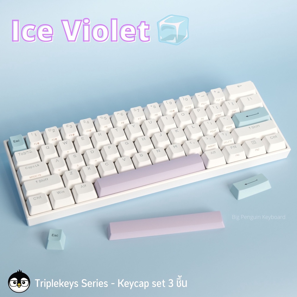 [โค้ดคุ้มลด 20%] Bigpenguin Triple Key Series Keycap Mechanical ...