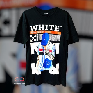 เสื้อยืดโอเวอร์ไซส์เสื้อ off white สตรีท V.2 สกรีนเต็มหน้าหลัง พร้อมส่ง ชาย-หญิงS-5XL