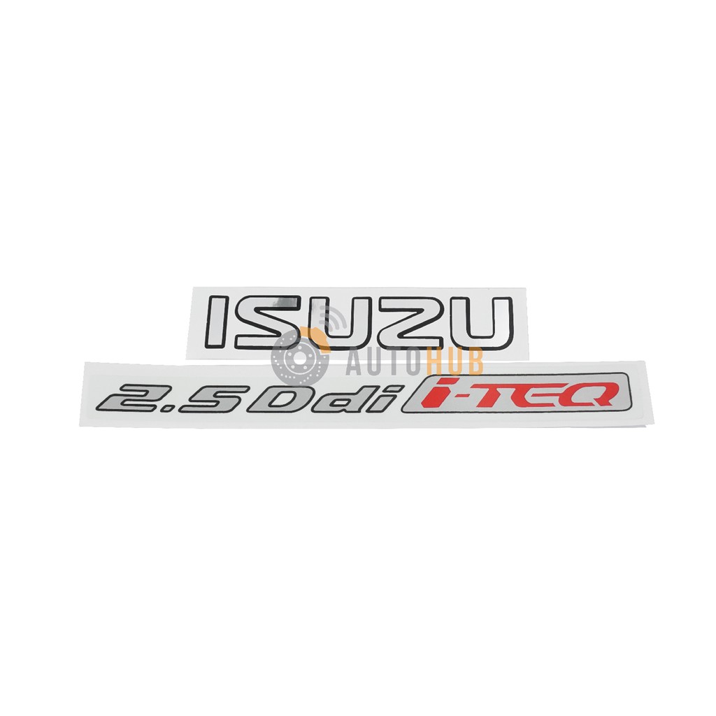 autohub-สติ้กเกอร์ฝาท้าย-2-5-ddi-i-teq-สำหรับรถ-isuzu-dmax