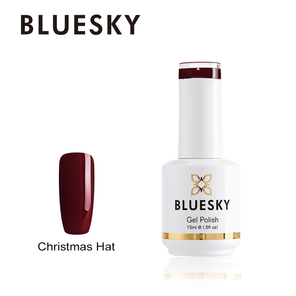 สีเจลbluesky-gel-polish-christmas-hat-สีแดง