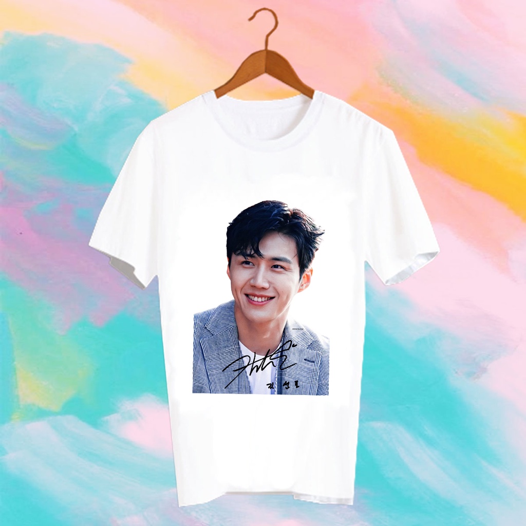 เสื้อยืดดารา-เสื้อยืด-fanmade-เสื้อแฟนเมด-เสื้อยืดคำพูด-เสื้อแฟนคลับ-ศิลปินเกาหลี-kim-seon-ho-คิมซอนโฮ-kimh61