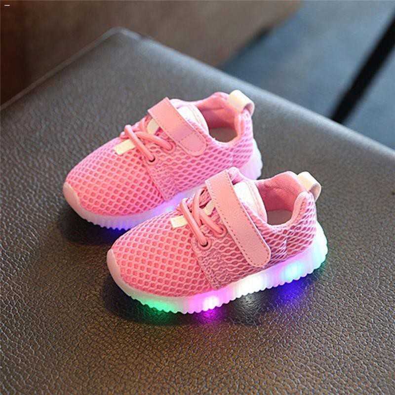 รองเท้าผ้าใบมีไฟ-led-สำหรับเด็ก