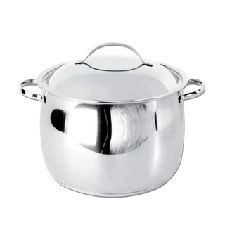 Chaixing Home  หม้อสองหูสเตนเลส พร้อมฝา Bella Classico MEYER รุ่น 73288-T ขนาด 24 ซม. สีเงิน