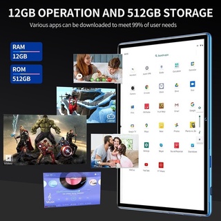 ภาพขนาดย่อของภาพหน้าปกสินค้าXiaMi Tablet แท็บเล็ต P20 10นิ้ว แท็บเล็ตถูกๆ 12GB+512GB Android11 แท็บเล็ตราคาถูกรุ่นล่าสุด ได้ แท็บเล็ตการเรียนรู้ จากร้าน za0dqjdrke บน Shopee ภาพที่ 3