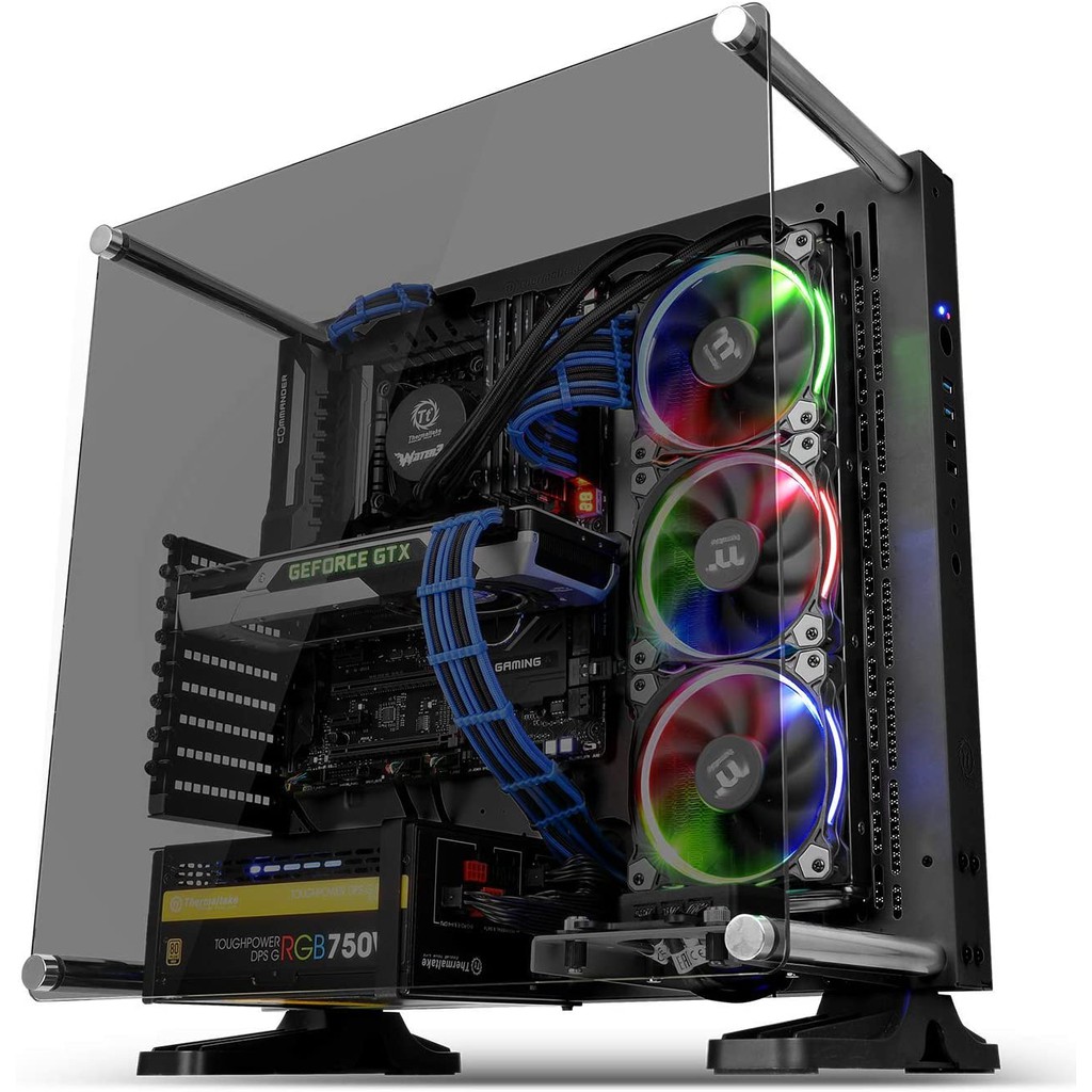 รูปภาพของCASE (เคสกระจก) THERMALTAKE CORE P3 TEMPERED GLASS BLACKลองเช็คราคา