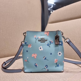 COACH C8608 MINI TOWN BUCKET BAG WITH MYSTICAL FLORAL PRINT