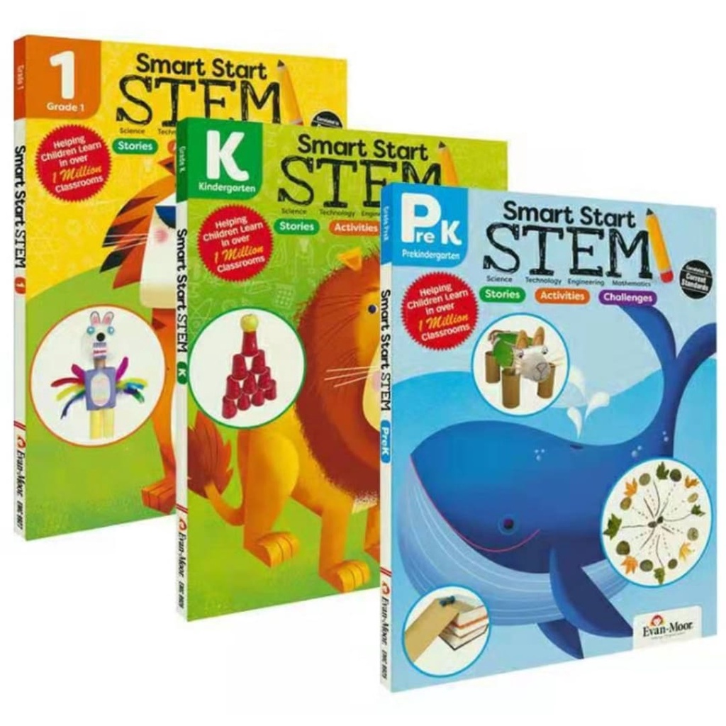 Smart Start STEM workbook : Evan-Moor หนังสือกิจกรรมภาษาอังกฤษ สำหรับ ...