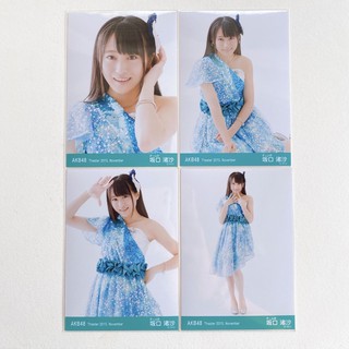 AKB48 Team8 Sakaguchi Nagisa นากิสะ 💙💙set (4รูป)