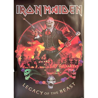 โปสเตอร์ วง ดนตรี Iron Maiden ไอเอิร์นเมเดน  ภาพวงดนตรี โปสเตอร์ติดผนัง โปสเตอร์สวยๆ poster