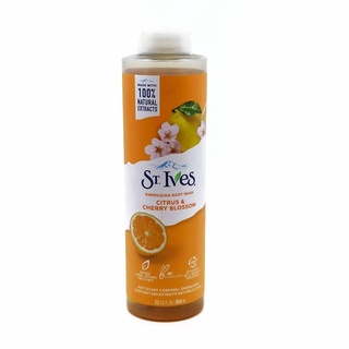 St. Ives Citrus &amp; Cherry Blossom Energizing Body Wash 650ml.