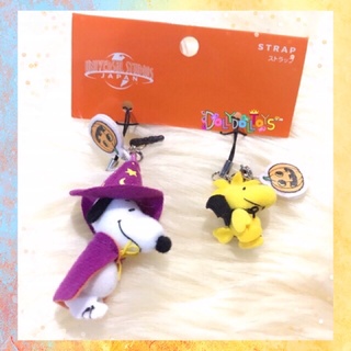 Universal Studios Japan Halloween Snoopy Woodstock Strap Plugy สนูปปี้