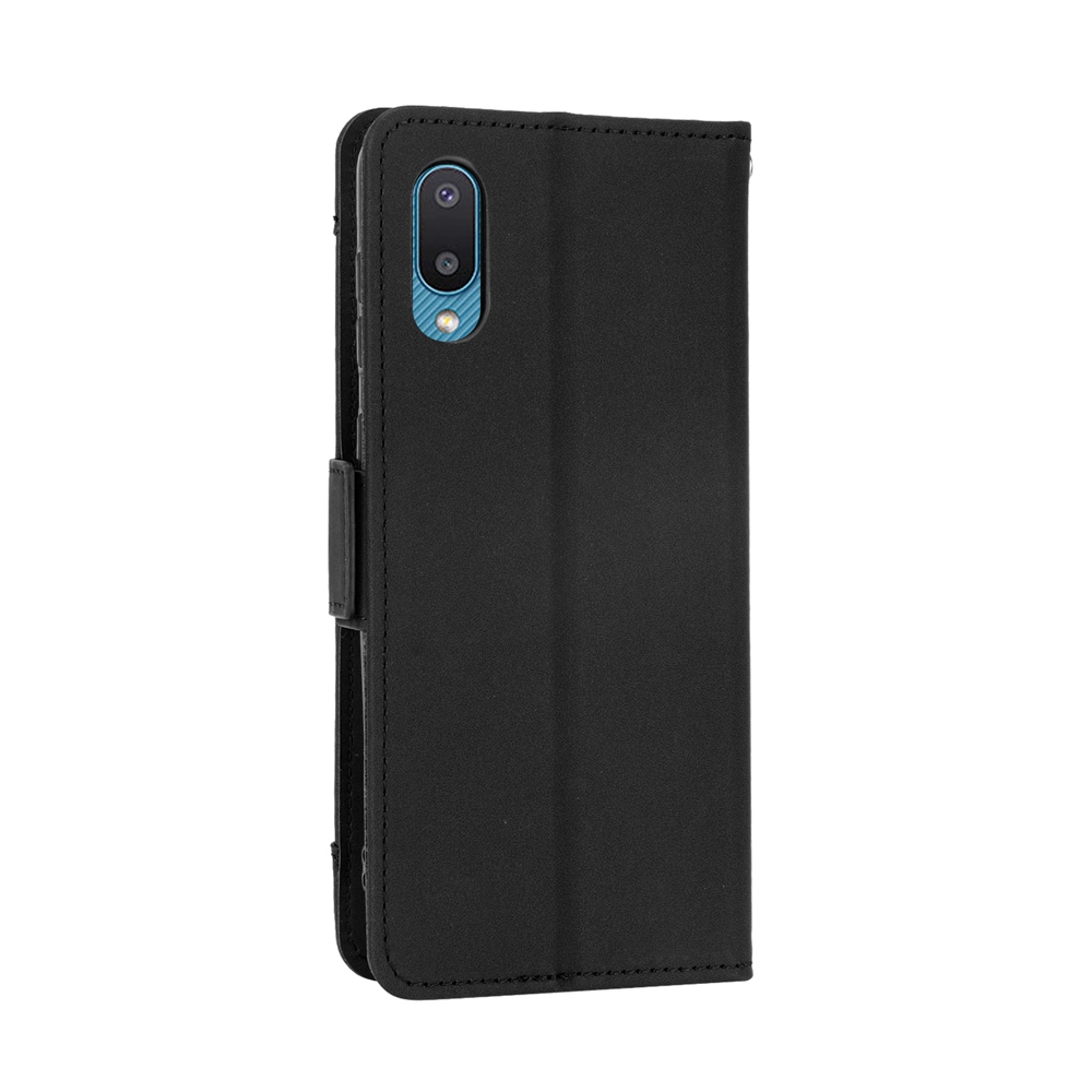 เคสหนัง-pu-ฝาพับแม่เหล็ก-พร้อมช่องใส่บัตรหลายช่อง-สําหรับ-samsung-galaxy-a02-m02