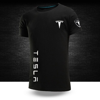 [S-5XL] 【Sporty Style】gildan เสื้อยืดลําลอง ผ้าฝ้าย 100% แขนสั้น คอกลม พิมพ์ลายกราฟฟิค Tesla สไตล์ฮิปฮอป ขนาดใหญ่ แฟชั่น