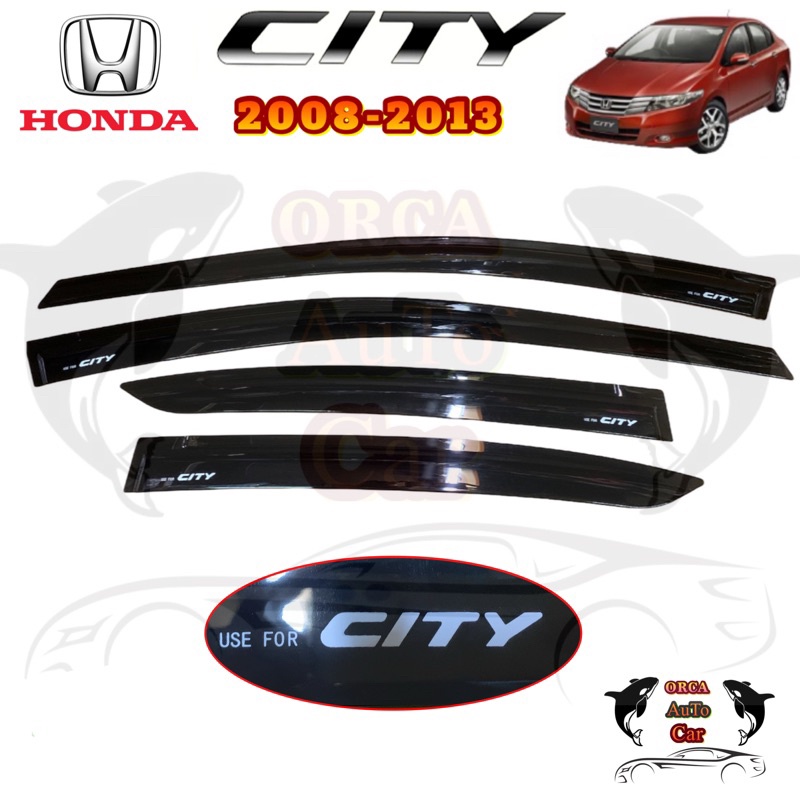 รูปภาพสินค้าแรกของกันสาด/คิ้วกันสาด Honda City 2008,2009,2010,2011,2012