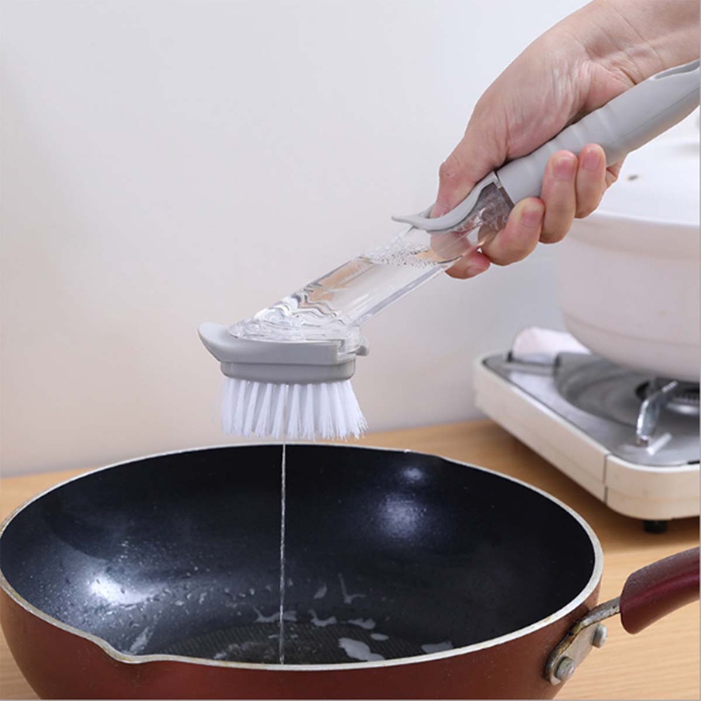 แปรงล้างจานอเนกประสงค์-smart-dishwasher-brush-มีช่องเติมน้ำยาที่ด้าม-แปรงล้างจาน-ฟองน้ำล้างจาน