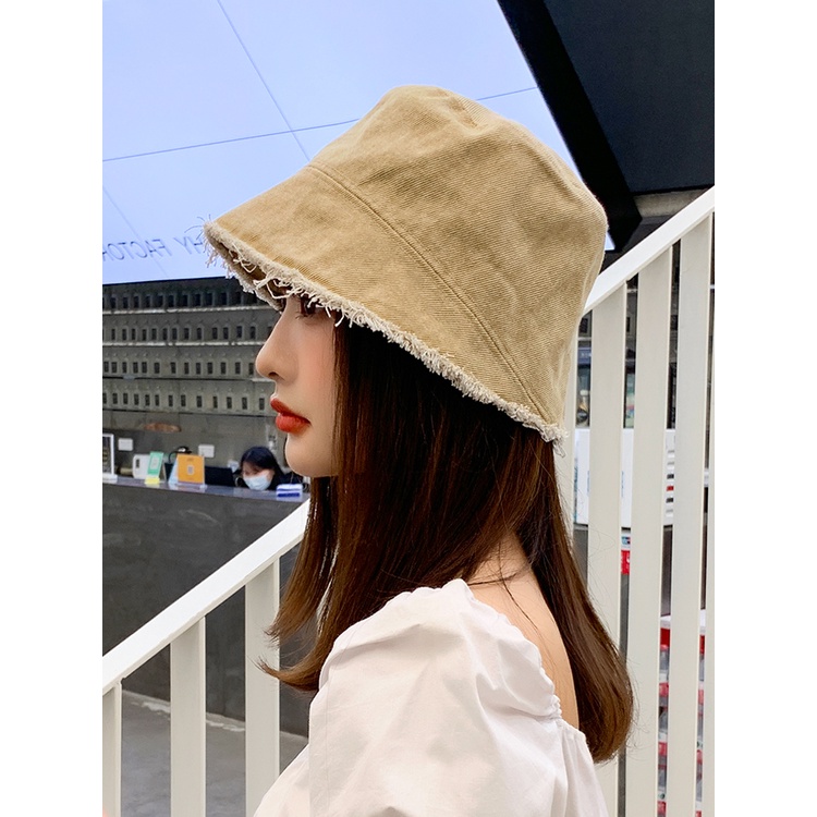 หมวกบักเก็ต-กันแดด-เข้ากับทุกการแต่งกาย-สไตล์ญี่ปุ่น-คาวบอย-แฟชั่นฤดูใบไม้ผลิ-ฤดูร้อน-สําหรับผู้หญิง