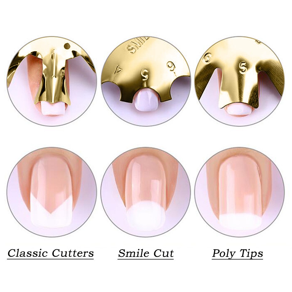 แม่แบบเฟร้นช์ปลายเล็บ-แผ่นเหล็กสีทอง-ตัวเลือก3แบบ